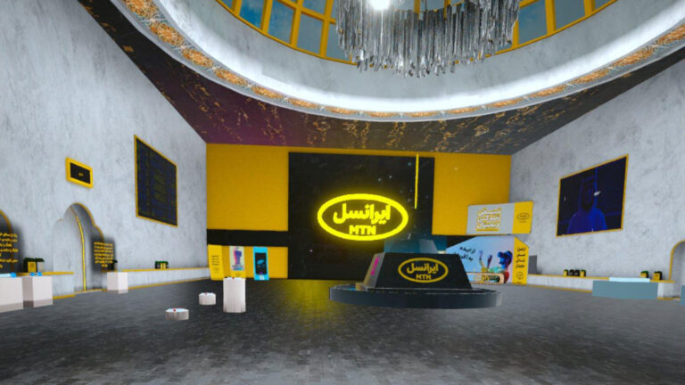 طراحی محیط  نمایشگاهی واقعیت مجازی ایرانسل