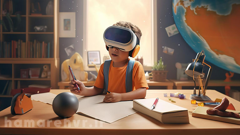 تدریس به کمک واقعیت مجازی